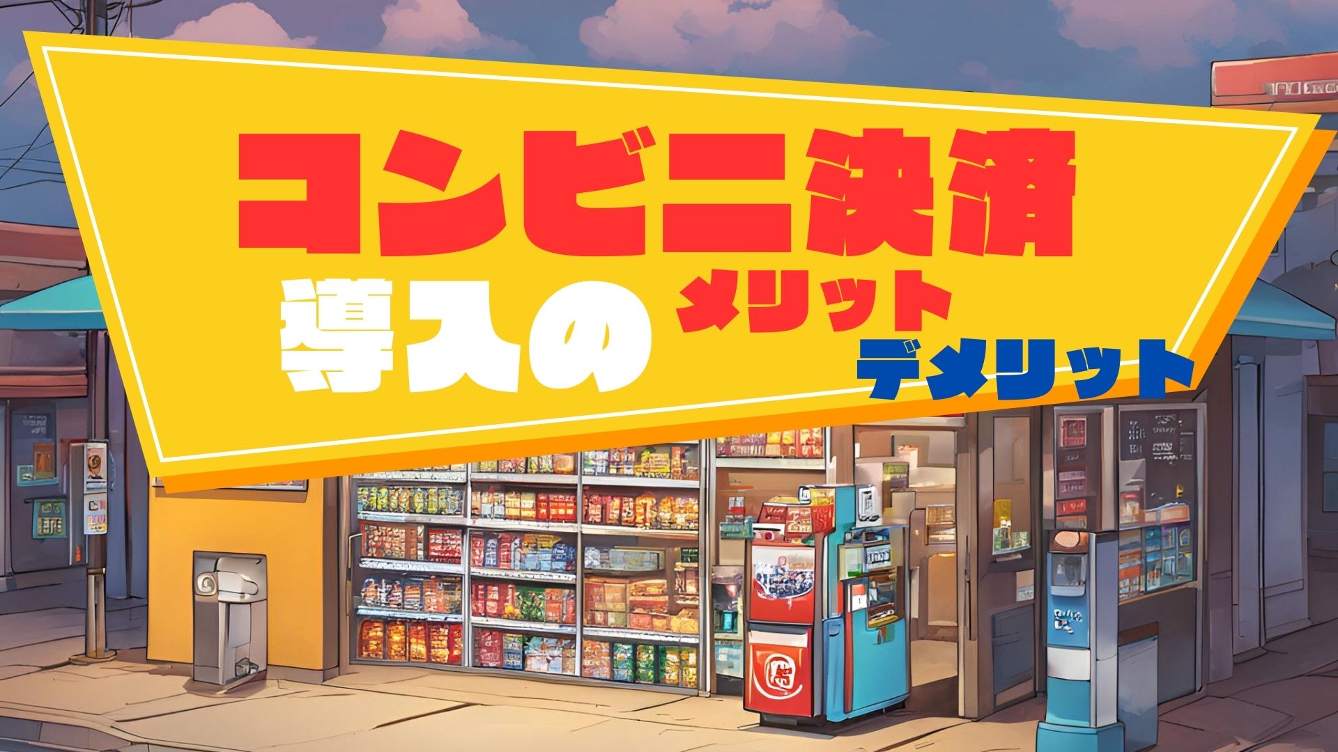 コンビニ決済のメリット、デメリットについて！ | GoQSystem ブログ