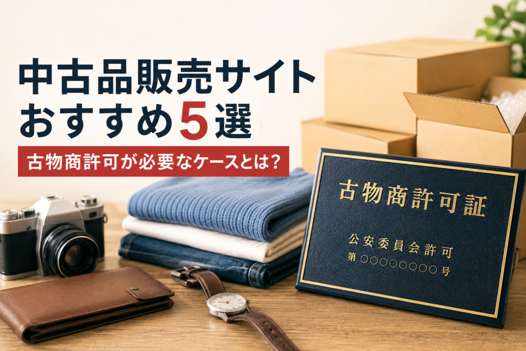 中古販売サイト おすすめ5選