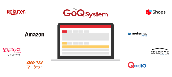 複数のネットショップを1つの画面でまとめて管理！