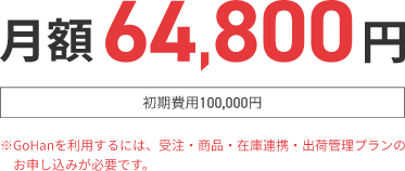 1日あたり170円から利用できます！月額 5000円　初期費用10000円 税別価格となります。